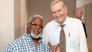Earl Campbell and Dave Ward.