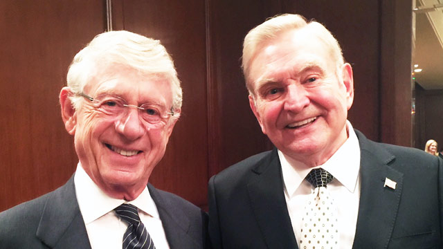 Ted Koppel and Dave Ward